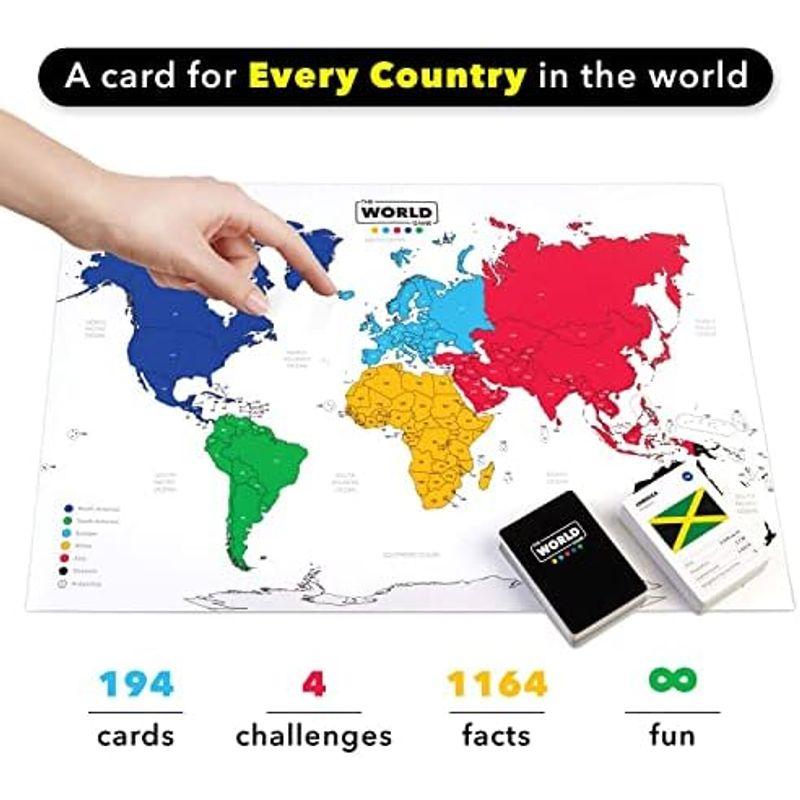 The World Game (ザ・ワールドゲーム) - 地理カードゲーム - 子供/家族/大人のための学習ボードゲーム - ティーンエージ｜comfyfactory｜04