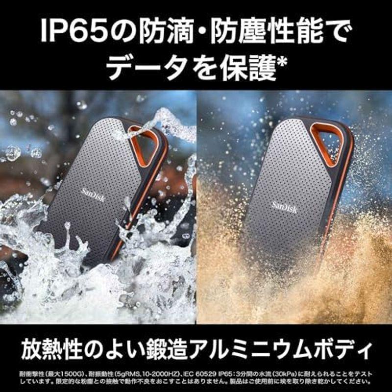 Amazon.co.jp限定SanDisk SSD 外付け 1TB USB 3.2 Gen 2x2 最大