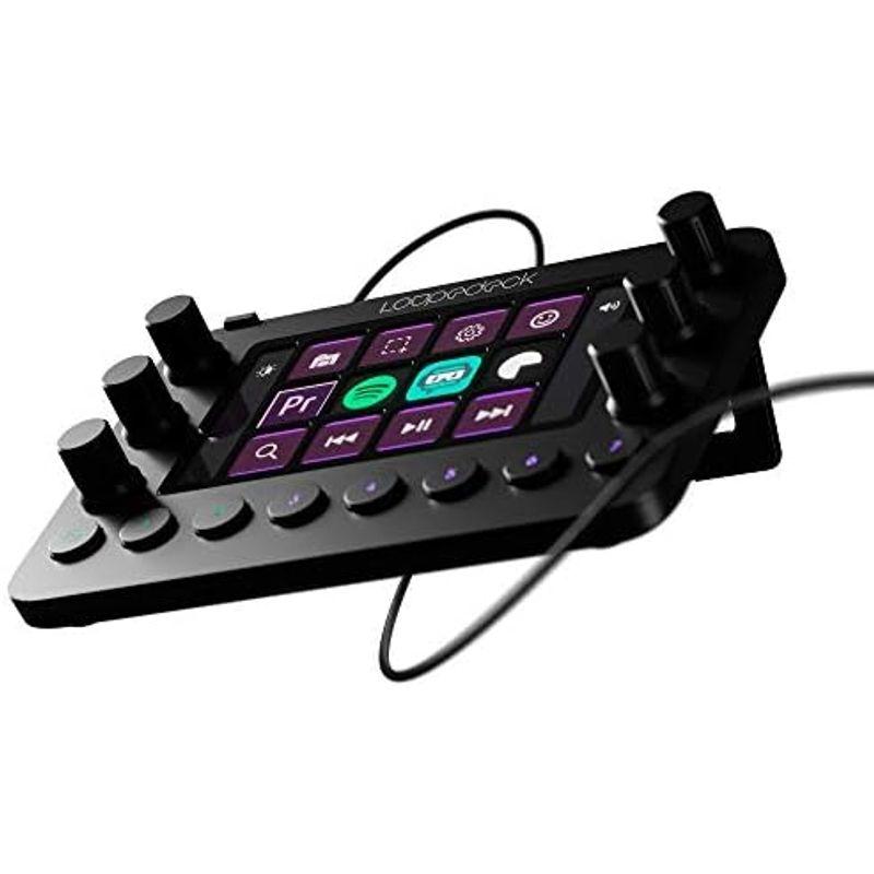 Loupedeck Live ? ライブ配信、写真、ビデオ編集用のPC接続コントローラ カスタマイズ可能なボタン ダイヤル タッチスクリーン｜comfyfactory｜03