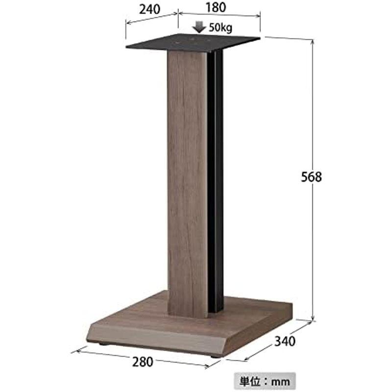 ハヤミ工産 スピーカースタンド 角度調節可能 1台 木目調 SB-410｜comfyfactory｜09