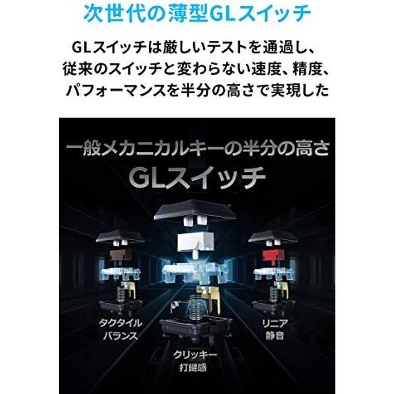 Logicool G ロジクール G ゲーミングキーボード 有線 G813 薄型 GLスイッチ リニア メカニカル キーボード 静音 日本語｜comfyfactory｜06