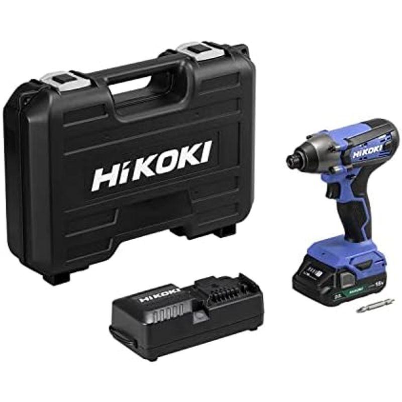同梱不可 HiKOKI(ハイコーキ) 18V コードレス インパクトドライバ 高トルクタイプ 2.0Ah 蓄電池×2個 充電器 ケース付 FWH18D