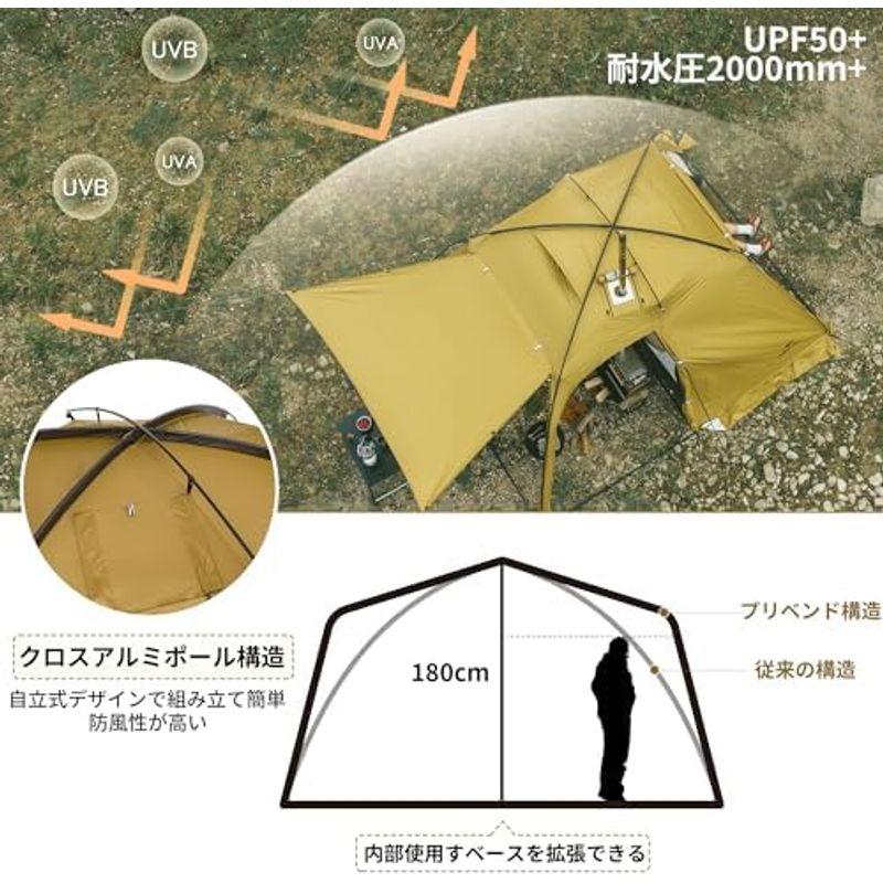 Naturehike直営店 アップグレード Dune7.6 ドームテント