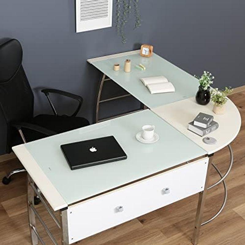 不二貿易 デスク 机 幅90×奥行45×高さ72cm ミディアムブラウン : 不二