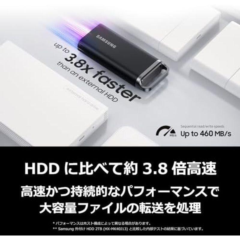 Samsung T5 EVO 2TB 外付けSSD USB 3.2 Gen 1 MU-PH2T0S-IT/EC 国内正規保証品｜comfyfactory｜06