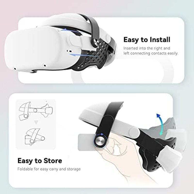 CNBEYOUNG K8 エリートヘッドストラップVRアクセサリー メタ オ 
