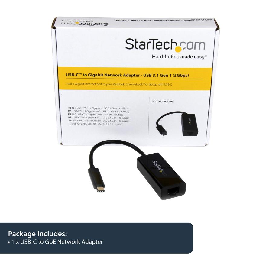 StarTech.com USB 3.0 - ギガビットイーサネットLANアダプタ USB31000S