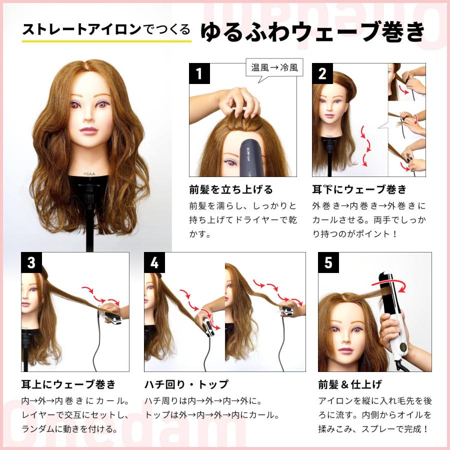 Onedam ワンダム ヘアアイロン ストレート カール 25mm 美容家電 Onedam ワンダム ヘアアイロン ストレート カール 25mm 男女兼用