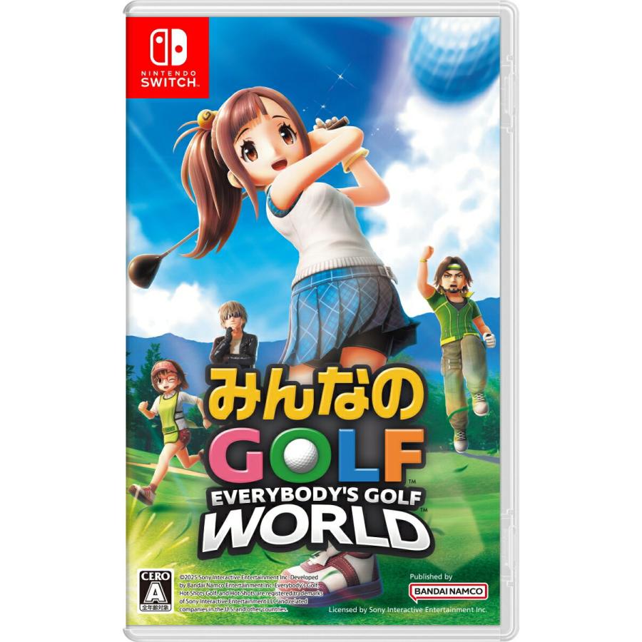 NEW みんなのゴルフ 新品 Nintendo Switchソフト みんなのGOLF WORLD : COMG通販部