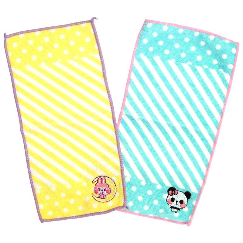 刺繍ポケットミニタオル2枚セット ハンカチ 子供用 ショップ 通園 