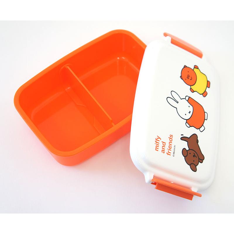 ミッフィーお弁当箱 ミッフィー miffy 角型密封弁当箱 食洗機乾燥機対応 子供用お弁当箱・1