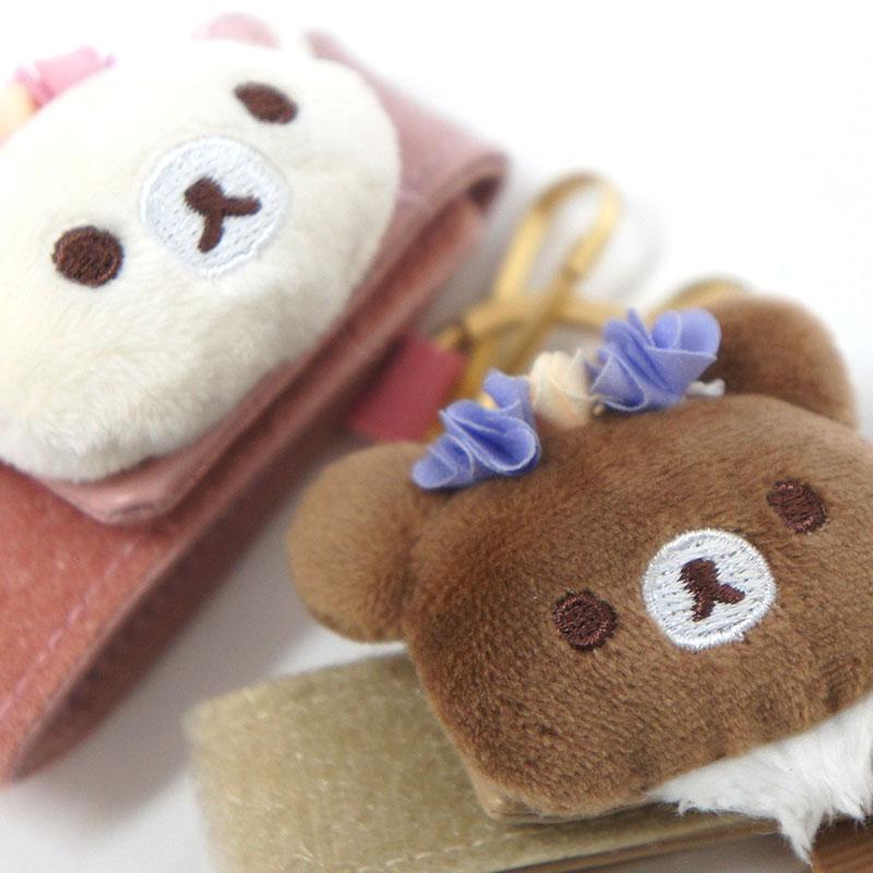 リラックマ ここだよぬいぐるみ キーホルダー キーストラップ 3連