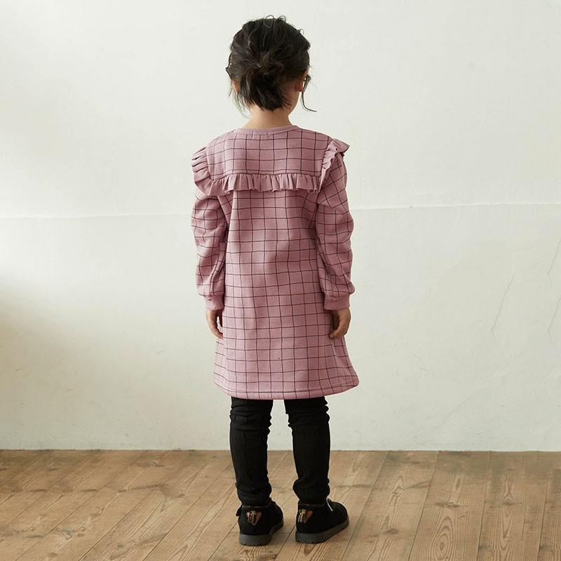 19秋冬sale セール Seraph セラフ 4色2柄裏微起毛シャギーワンピース キッズ 子供服 長袖ワンピース S S コムキッズヤフー店 通販 Yahoo ショッピング