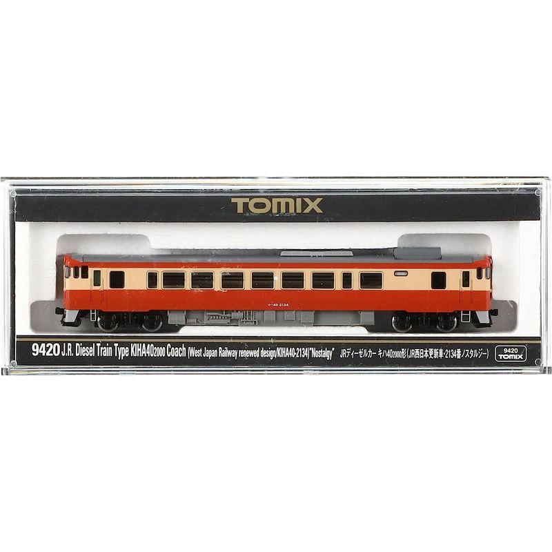 TOMIX Nゲージ キハ40 2000 JR西日本更新車・2134番ノスタルジー 9420 鉄道模型 電車 Nゲージ キハ40 JR西日本更新車 2134番ノスタルジー 鉄道模型 電車