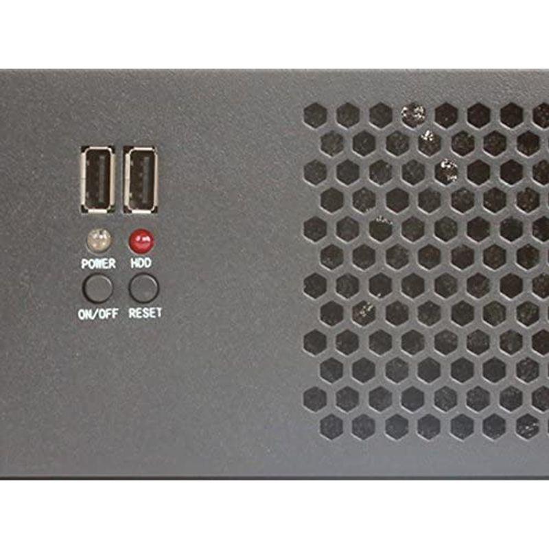 iStarUSA D-214-MATX - 2U コンパクトラックマウント microATX対応シャーシ D-214-MATX