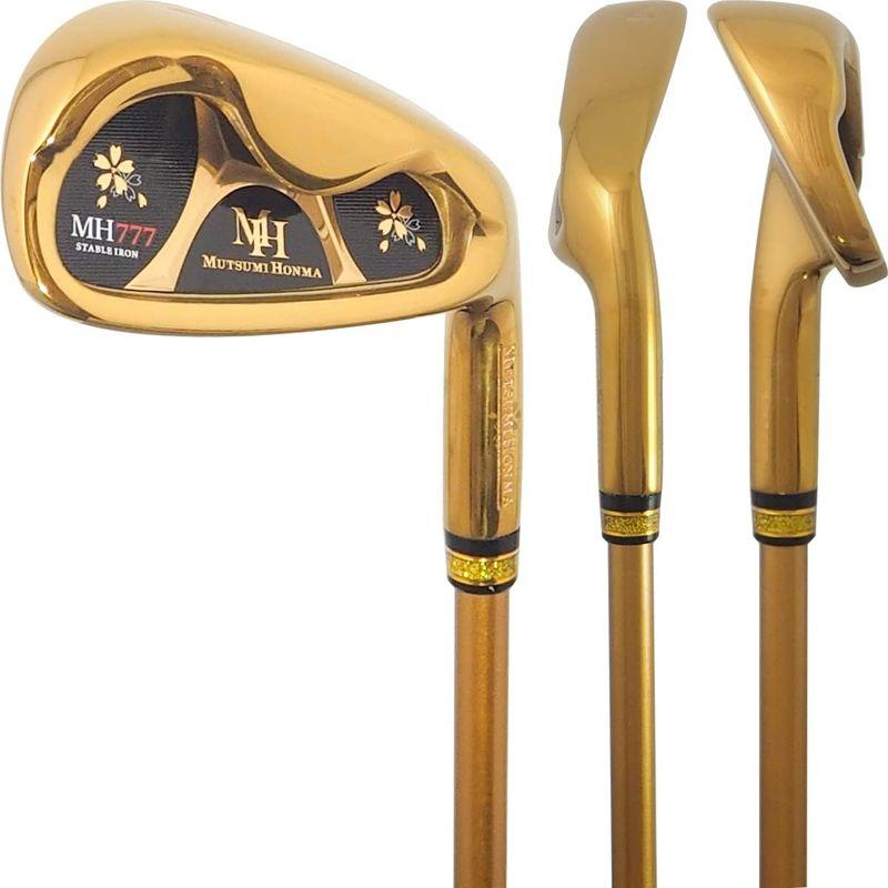 【新品 30%off 送料無料】 MUTSUMI HONMA ムツミ ホンマ 本間睦 MH-777 ワンレングスアイアン ゴールドIP 6本組 (#5-9.PW) オリジナル 【EIM8961048613】(31434円)