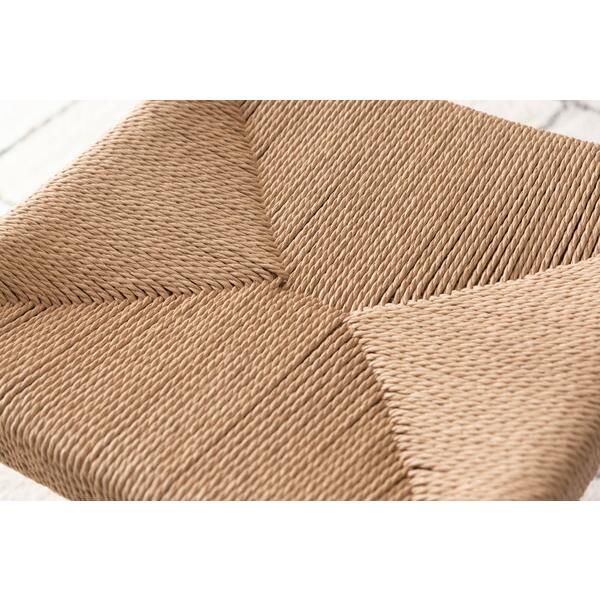 ペーパーコードスツール ダイニングチェア チェア チェアー 椅子 イス 食卓チェア アジアン 木製 おしゃれ 完成品 ブラウン |  | 13