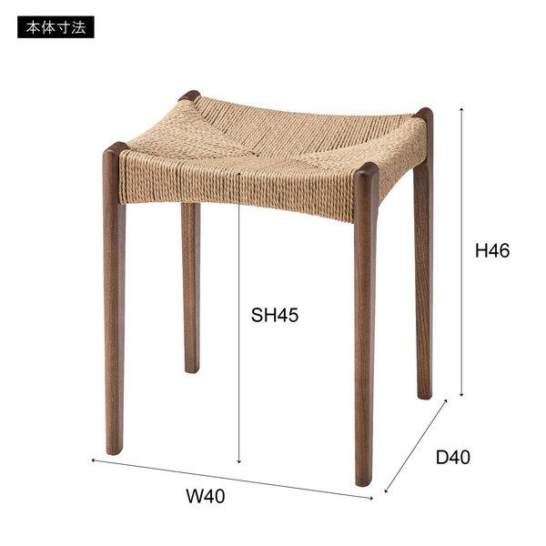 ペーパーコードスツール ダイニングチェア チェア チェアー 椅子 イス 食卓チェア アジアン 木製 おしゃれ 完成品 ブラウン |  | 01