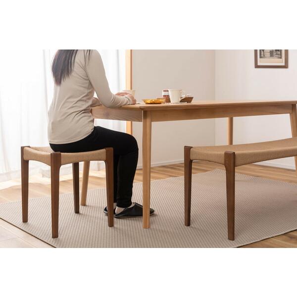 ペーパーコードスツール ダイニングチェア チェア チェアー 椅子 イス 食卓チェア アジアン 木製 おしゃれ 完成品 ブラウン |  | 03