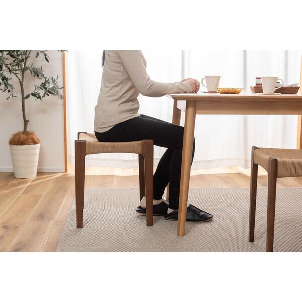 ペーパーコードスツール ダイニングチェア チェア チェアー 椅子 イス 食卓チェア アジアン 木製 おしゃれ 完成品 ブラウン |  | 06