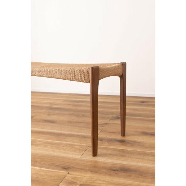 ペーパーコードベンチ ダイニングベンチ 長椅子 2人掛け チェア チェアー 椅子 イス 食卓チェア アジアン 木製 おしゃれ 完成品 ブラウン |  | 13