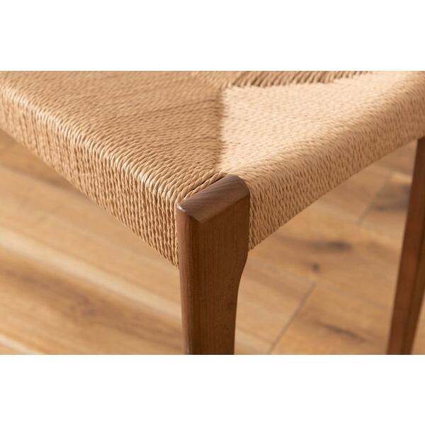 ペーパーコードベンチ ダイニングベンチ 長椅子 2人掛け チェア チェアー 椅子 イス 食卓チェア アジアン 木製 おしゃれ 完成品 ブラウン |  | 14