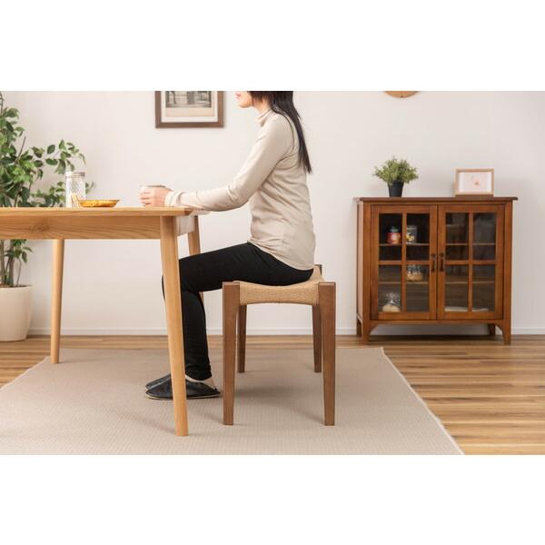 ペーパーコードベンチ ダイニングベンチ 長椅子 2人掛け チェア チェアー 椅子 イス 食卓チェア アジアン 木製 おしゃれ 完成品 ブラウン |  | 05