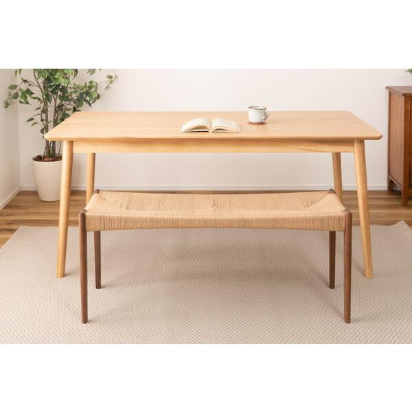 ペーパーコードベンチ ダイニングベンチ 長椅子 2人掛け チェア チェアー 椅子 イス 食卓チェア アジアン 木製 おしゃれ 完成品 ブラウン |  | 08