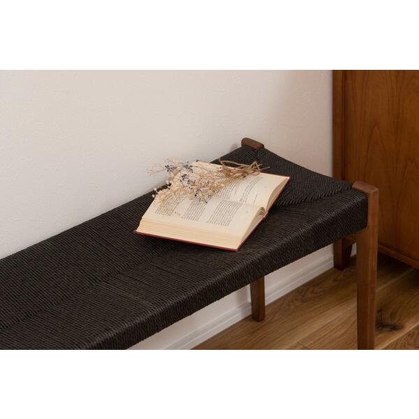 ペーパーコードベンチ ブラウン ダイニングベンチ リビング 食卓チェアー 椅子 いす おしゃれ 木製 モダン レトロ 北欧 |  | 10