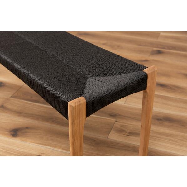 ペーパーコードベンチ ナチュラル ダイニングベンチ リビング 食卓チェアー 椅子 いす おしゃれ 木製 モダン レトロ 北欧 |  | 10