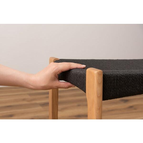 ペーパーコードベンチ ナチュラル ダイニングベンチ リビング 食卓チェアー 椅子 いす おしゃれ 木製 モダン レトロ 北欧 |  | 13