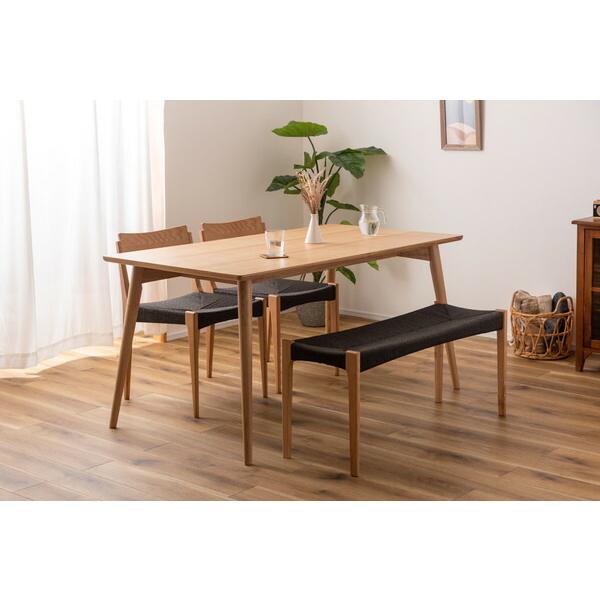 ペーパーコードベンチ ナチュラル ダイニングベンチ リビング 食卓チェアー 椅子 いす おしゃれ 木製 モダン レトロ 北欧 |  | 16