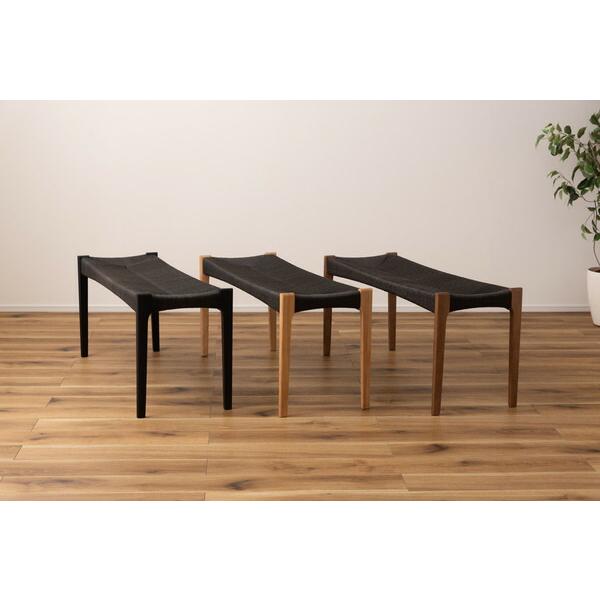 ペーパーコードベンチ ナチュラル ダイニングベンチ リビング 食卓チェアー 椅子 いす おしゃれ 木製 モダン レトロ 北欧 |  | 05