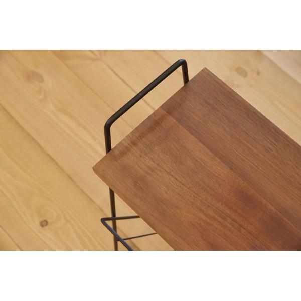 完成品 サイドテーブル 幅39.5cm 木製 収納 マガジンラック スリム ナイトテーブル ベッドサイドテーブル ソファーサイドテーブル |  | 04