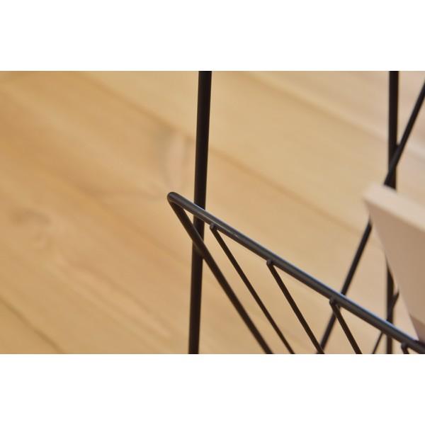 完成品 サイドテーブル 幅39.5cm 木製 収納 マガジンラック スリム ナイトテーブル ベッドサイドテーブル ソファーサイドテーブル |  | 05