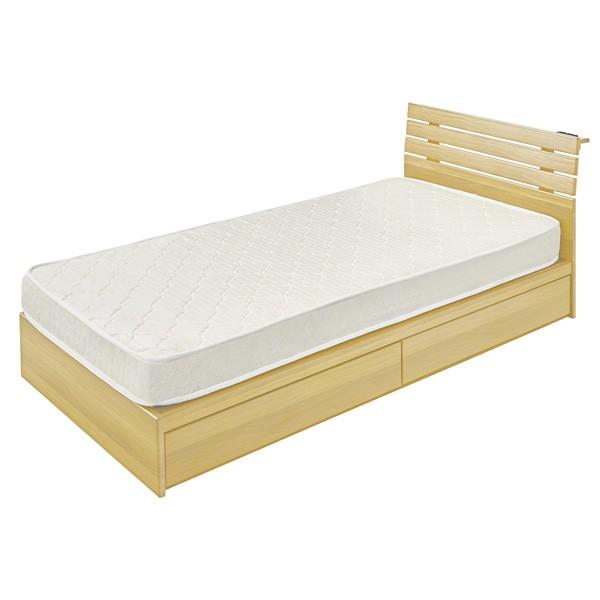 シングルベッド ベッドフレームのみ 収納付き 収納ベッド 木製 宮付き 棚付き コンセント付き シングルサイズ シングルベット ベット |  | 01