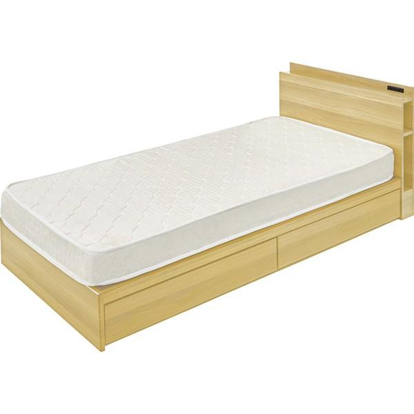 シングルベッド ベットフレームのみ 収納付き 引き出し 収納ベッド 宮付き 棚付き コンセント付き シングルサイズ シングルベット ベット | 