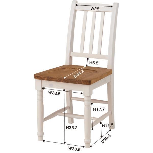 ダイニングチェア 木製 カントリー 姫系 食卓チェアー 食卓椅子 いす イス 椅子 ダイニングチェアー |  | 02