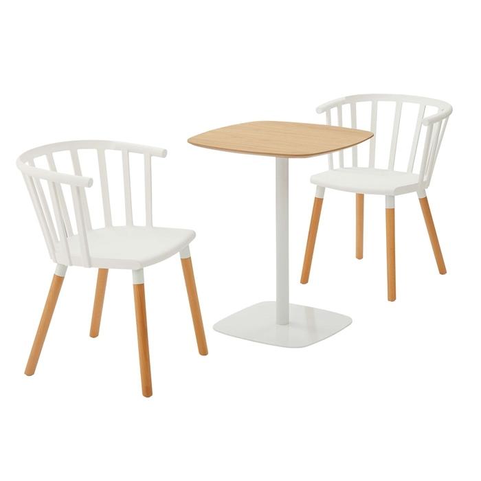 チェア ホワイト ダイニングチェア おしゃれ モダン テラス カフェ 食卓椅子 いす イス インテリア デザイン リビング パソコンチェア ワークチェア かわいい |  | 04