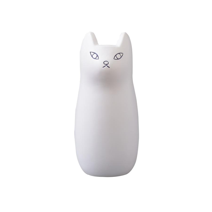 傘立て ホワイト 陶器 ねこ かわいい おしゃれ キャット 傘置き 傘入れ 猫 インテリア アクセント アンティーク モダン 置物 スリム ミニサイズ |  | 02
