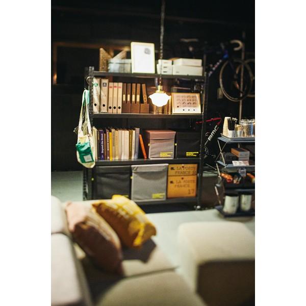 スチールラック 4段 オープンラック スリム ディスプレイラック 飾り棚 オープンシェルフ ブラック |  | 06