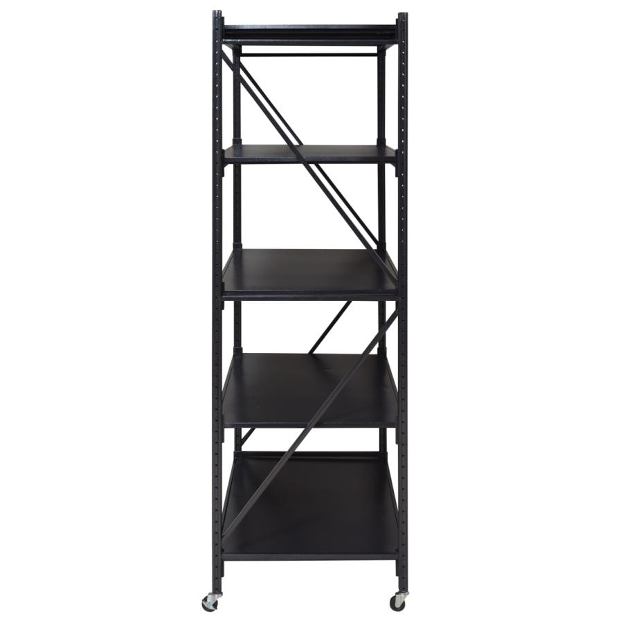 ボルトレスラック D60 ブラック 奥行き60ｃｍ 無骨 オープンラック スチールラック 収納棚 インダストリアル 西海岸 シェルフ キッチン 食器棚 オープンシェルフ |  | 02