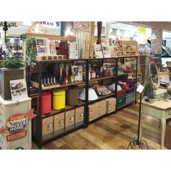 オープンラック 収納棚 スチール ラック 天然木 木製 リビング収納 キッチン収納 飾り棚 収納ラック ディスプレイ |  | 01