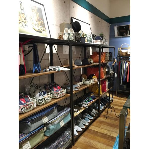 オープンラック 収納棚 幅121cm スチール ラック 天然木 木製 リビング収納 キッチン収納 飾り棚 収納ラック ディスプレイ |  | 03