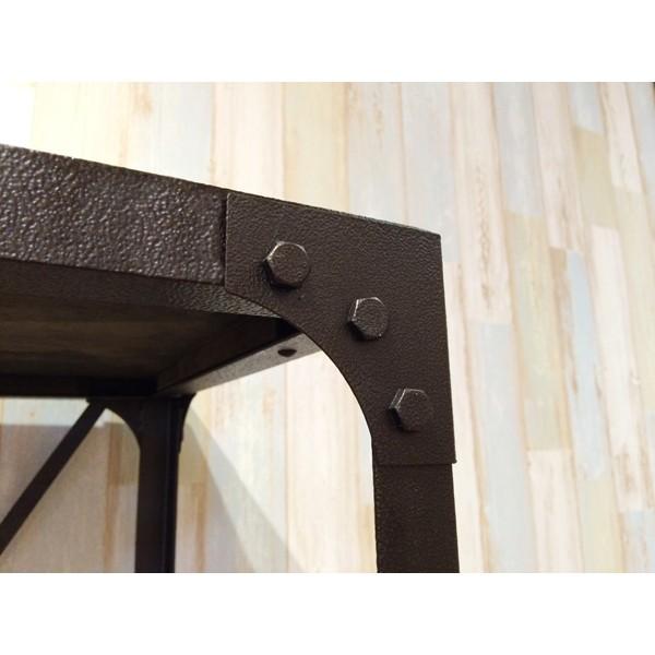 オープンラック 収納棚 幅121cm スチール ラック 天然木 木製 リビング収納 キッチン収納 飾り棚 収納ラック ディスプレイ |  | 05