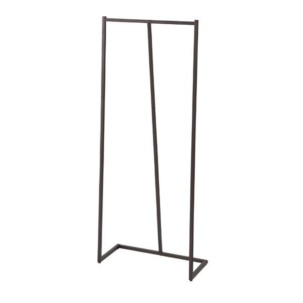 ハンガーラック スリム ワードローブ ハンガーポール パイプハンガー 洋服かけ 衣類 収納 洋服ラック コートハンガー ブラック | 