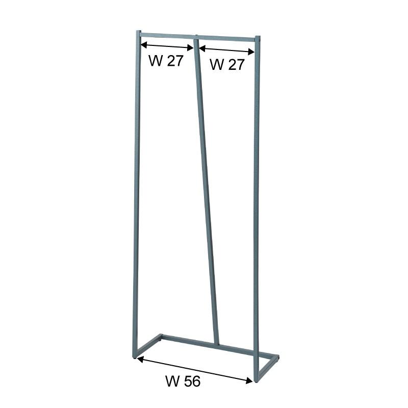 ハンガーラック スリム ワードローブ ハンガーポール パイプハンガー 洋服かけ 衣類 収納 洋服ラック コートハンガー ブラック |  | 01