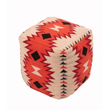 キリムスツール おしゃれ かわいい 腰掛け 玄関椅子 いす 足置き アクセント 軽量 ビーズクッション | 