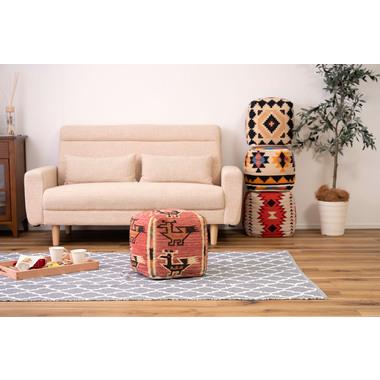 キリムスツール おしゃれ かわいい 腰掛け 玄関椅子 いす 足置き アクセント 軽量 ビーズクッション |  | 10