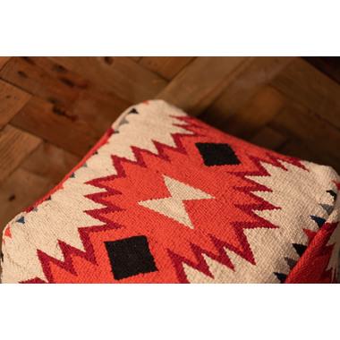 キリムスツール おしゃれ かわいい 腰掛け 玄関椅子 いす 足置き アクセント 軽量 ビーズクッション |  | 03